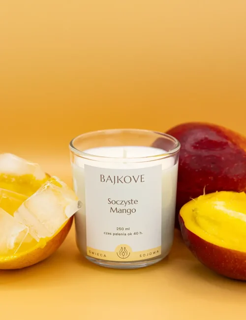 Soczyste mango świeca sojowa