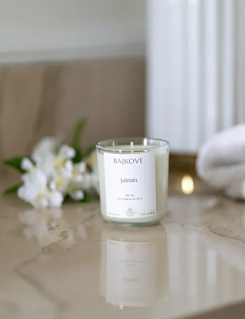 jaśmin świeca sojowa