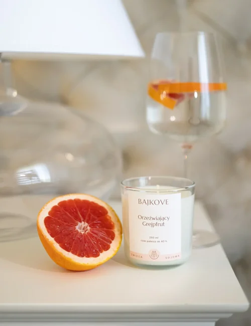 świeca sojowa orzeźwiający grejpfrut