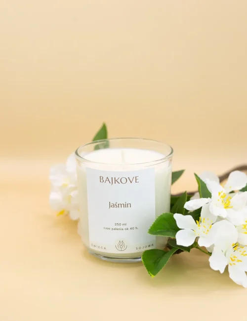 świeczka sojowa jaśmin